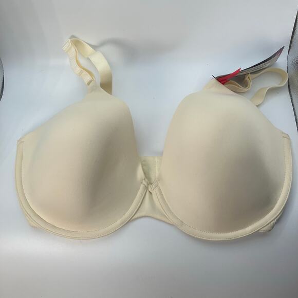 Maidenform T-Shirt Bra 34DD Cream‎ Lightly Lined Underwire Everyday Style 07959 - Picture 1 of 9